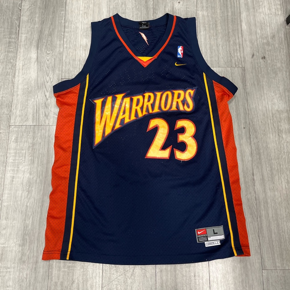 NBA NIKE Jason Richardson Golden State Warriors Mens Vintage Jersey
